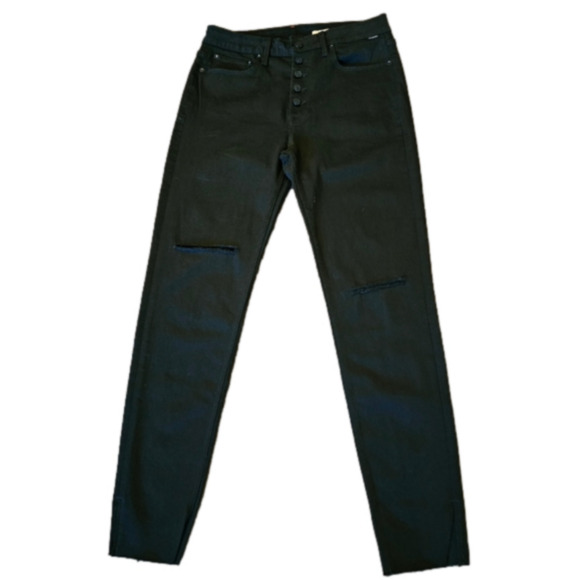 NOEND High Rise Skinny Black Stretch Jeans Size 30 - Picture 1 of 11
